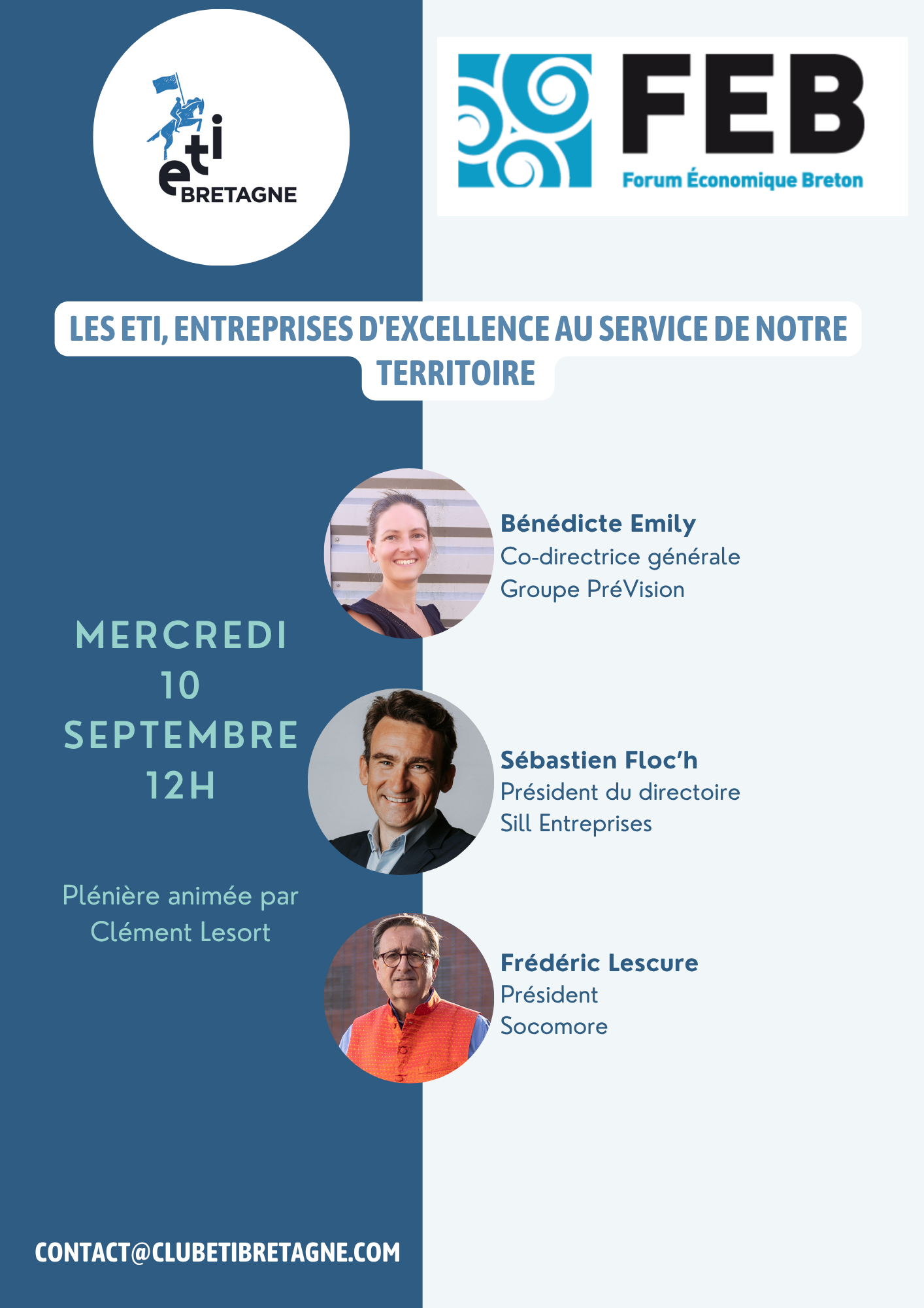Plénière Club ETI – Forum Economique Breton